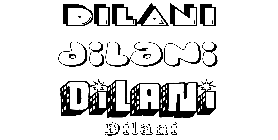 Coloriage Dilani