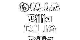 Coloriage Dilia