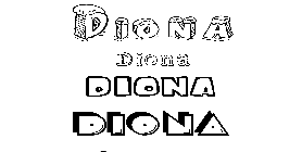 Coloriage Diona