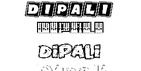 Coloriage Dipali