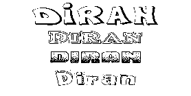 Coloriage Diran