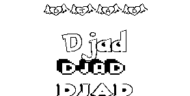 Coloriage Djad