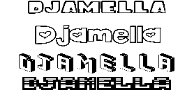 Coloriage Djamella