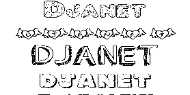 Coloriage Djanet