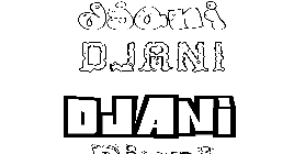 Coloriage Djani