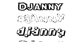 Coloriage Djanny