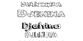 Coloriage Djehina