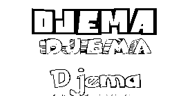 Coloriage Djema