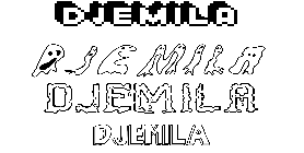 Coloriage Djemila