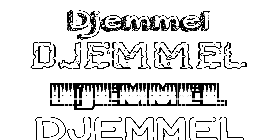 Coloriage Djemmel