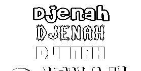 Coloriage Djenah