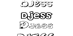 Coloriage Djess