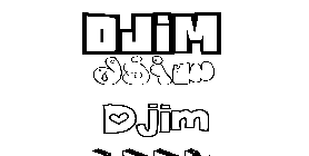 Coloriage Djim