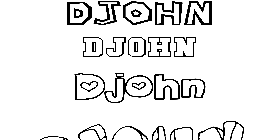 Coloriage Djohn