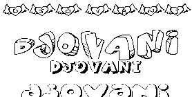 Coloriage Djovani