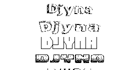 Coloriage Djyna