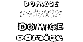 Coloriage Domice