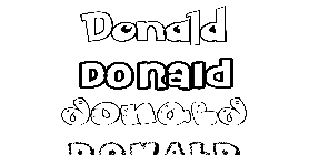 Coloriage Donald