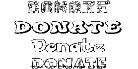 Coloriage Donate