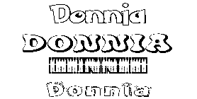 Coloriage Donnia