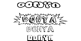 Coloriage Donya