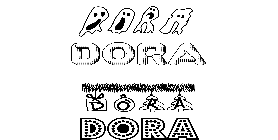 Coloriage Dora