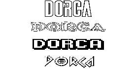 Coloriage Dorca