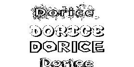 Coloriage Dorice