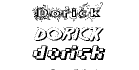 Coloriage Dorick