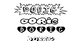 Coloriage Dorig