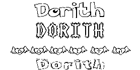 Coloriage Dorith