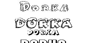 Coloriage Dorka
