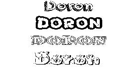 Coloriage Doron