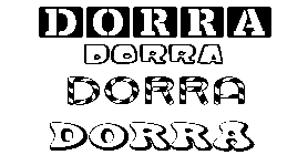 Coloriage Dorra