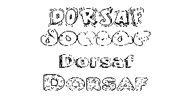 Coloriage Dorsaf