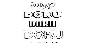 Coloriage Doru
