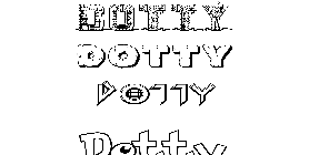 Coloriage Dotty