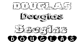 Coloriage Douglas