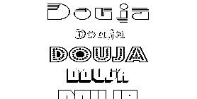 Coloriage Douja