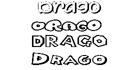 Coloriage Drago