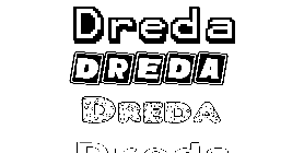 Coloriage Dreda