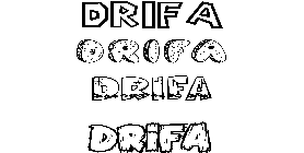 Coloriage Drifa