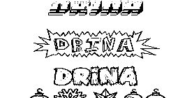 Coloriage Drina