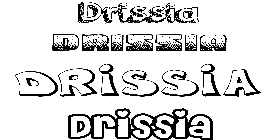 Coloriage Drissia