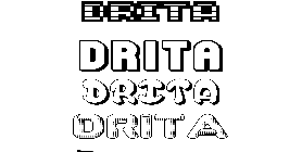 Coloriage Drita