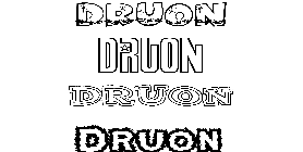 Coloriage Druon