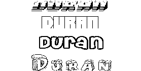 Coloriage Duran