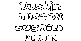 Coloriage Dustin