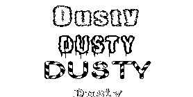 Coloriage Dusty