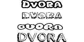 Coloriage Dvora